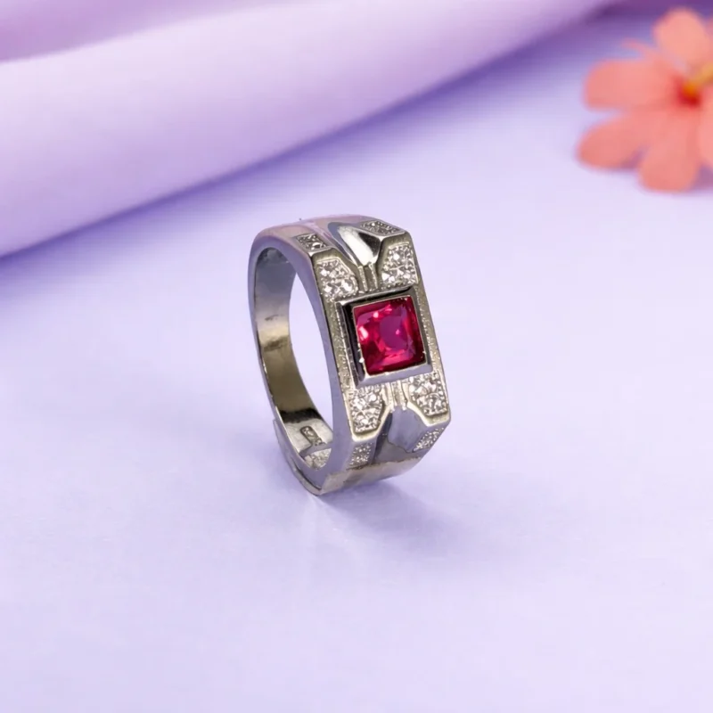 Royal Red Crystal Ring